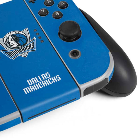 NBA Dallas Mavericks Distressed Nintendo Switch OLED (2021) Skin
